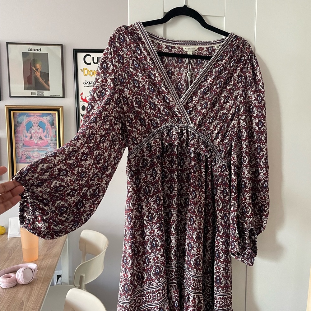 Max Studio Paisley Maxi Dress